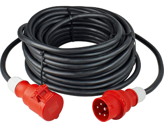 as - Schwabe CEE Verlängerungskabel 25m - 400V/32A H07RN-F 5G4