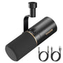 TONOR TD510 Dynamisches Mikrofon USB/XLR für Podcast, Schwarz
