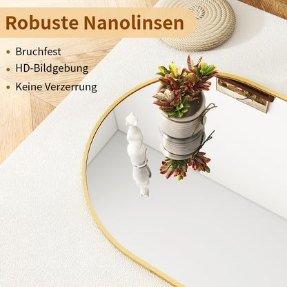 Koonmi Ganzkörperspiegel Bogenspiegel - 171x76 cm Gold