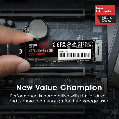 Silicon Power UD90 NVMe 4.0 PCIe Gen4 M.2 SSD - 2TB