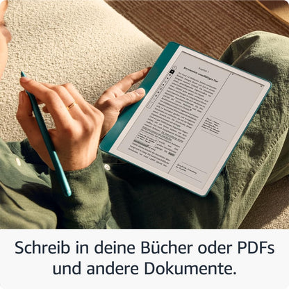 Amazon Kindle Scribe 64 GB E-Book-Reader mit Premium-Stift, Jadegrün