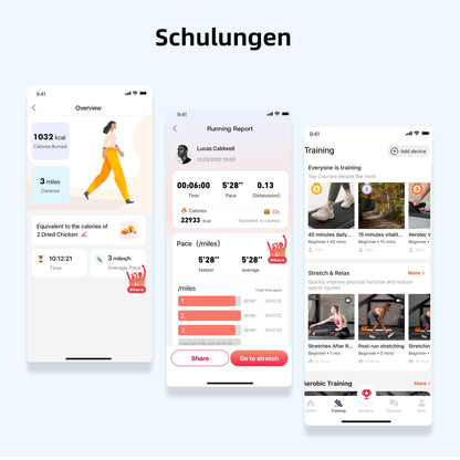 Superun Raceable Walking Pad Laufband – 2.5 PS, App & Fernbedienung