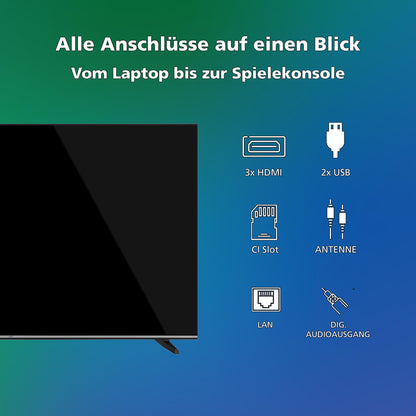 JVC LT-50VD3555 50 Zoll 4K UHD Smart TV VIDAA Schwarz