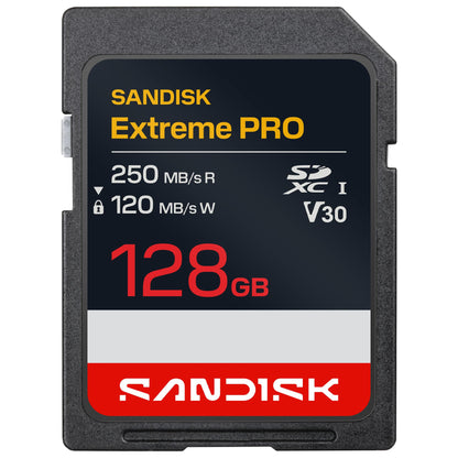 SanDisk Extreme PRO SD-Karte 128 GB UHS-I 250 MB/s U3 V30