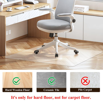 ShareWin Bodenschutzmatte Bürostuhl 120 x 150 cm für Hartböden