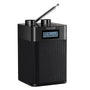 Mycket Tragbares DAB+/UKW Digitalradio mit Bluetooth 5.0 und Akku sowie Antenne und LED-Display