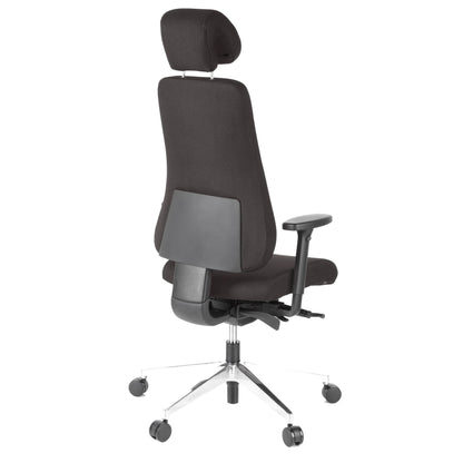 hjh OFFICE PRO-TEC 400 Profi Bürostuhl Stoff Schwarz