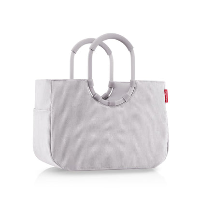 reisenthel loopshopper L Shopper, Cord Grey, 25 l, recyceltes PET