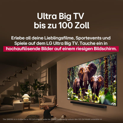 LG 65QNED86A6A QNED evo AI 4K Smart TV 65 Zoll Modell 2025