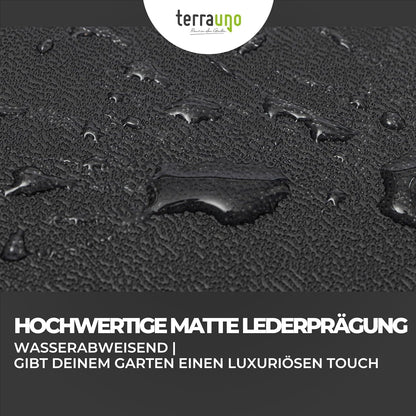 TerraUno Sichtschutzstreifen für Doppelstabmatten, Anthrazit, 10 Stück
