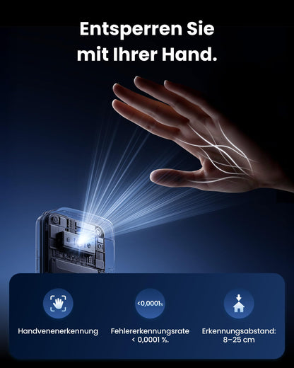 SwitchBot Smart Lock Ultra mit Keypad Vision Pro, 3D-Gesichtserkennung