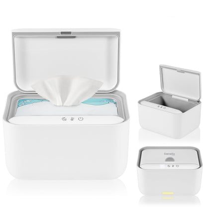 Lionelo Babybliss Feuchttücherwärmer mit integriertem Nachtlicht und Touch-Panel