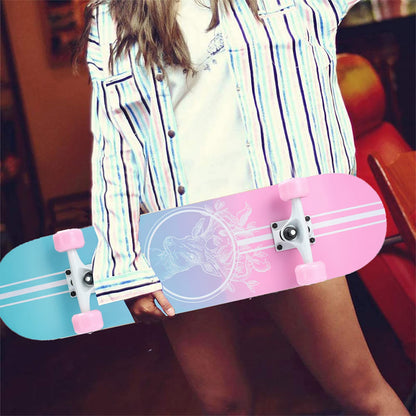 CLYCTIP Skateboard, 8-lagiges Ahornholz-Deck, ABEC-11, 78,9 cm