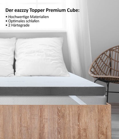 Genius eazzzy Premium Cube Matratzentopper - 140x200 cm