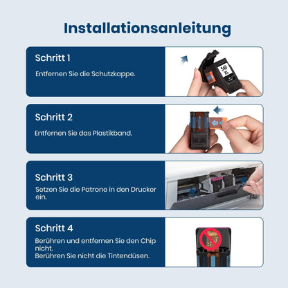 Washope PG-540 XL Tintenpatronen schwarz 2er-Pack für Canon Pixma