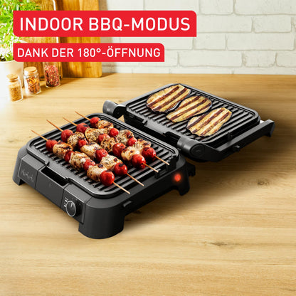 Tefal SuperGrill 3in1 Kontaktgrill - Schwarz Silber GC510DE0