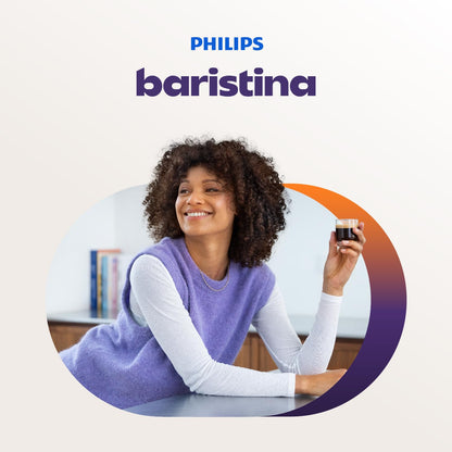 Philips Baristina Elektrischer Milchaufschäumer - Schwarzgrau