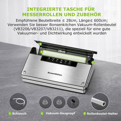 Bonsenkitchen Stark Vakuumiergerät - Globefish Technologie