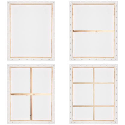 Artina Keilrahmen Leinwand Baumwolle 100x150 cm - Weiss