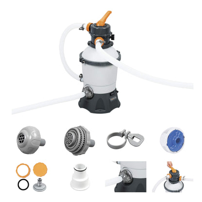 Bestway Flowclear Sandfilteranlage 58515, 3.028 l/h, Grau