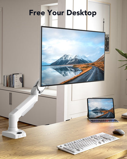 HUANUO Monitor Halterung 13–32 Zoll, VESA 75/100, bis 9 kg, weiss