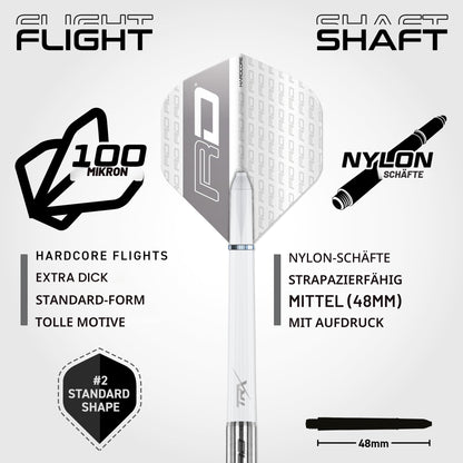 RED DRAGON Javelin Steeldarts 26 g – 85% Tungsten Dartpfeile Set