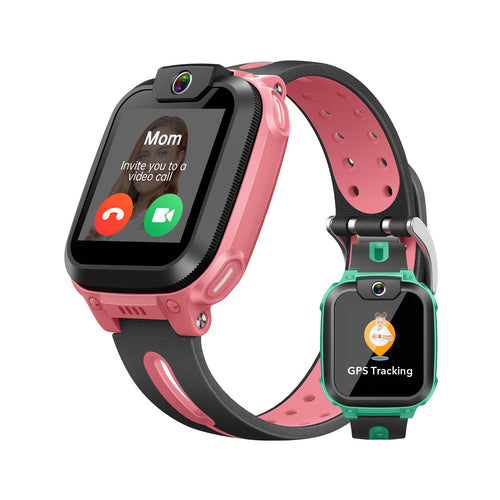 imoo Z1 Kinder-Smartwatch mit GPS, Videoanruf, IPX8 wasserdicht, Rosa – Armbanduhr mit 2-MP-Weitwinkelkamera