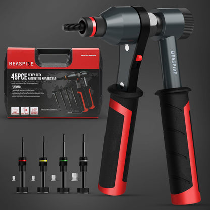 Beaspire Nietmutternzange Ratschen-Set für Einpressmuttern M4-M8
