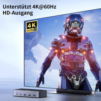 UGREEN HDMI KVM Switch 2 PC 2 Monitore 4K60Hz USB 3.0