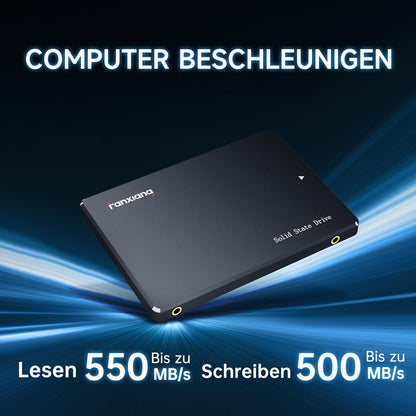 fanxiang S101 2.5-Zoll SATA III Interne SSD - 1TB Schwarz