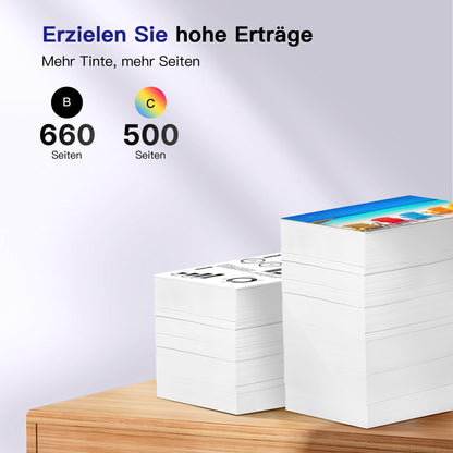 VVQV PG-540XL CL-541XL Druckerpatronen Multipack für Canon Pixma