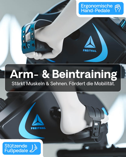 VitaFit Pedaltrainer Gelenkschonend für Senioren - Mini Heimtrainer