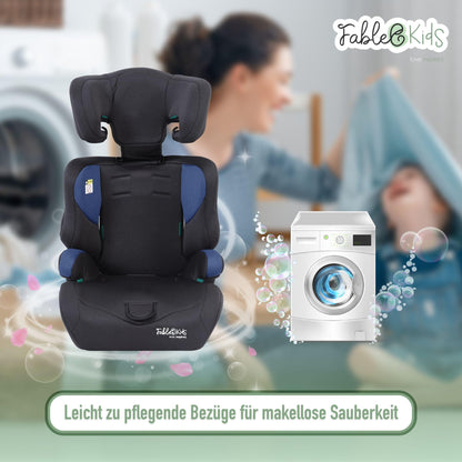 FableKids Kinderautositz ECE R129/03 - 76-150 cm, Blau