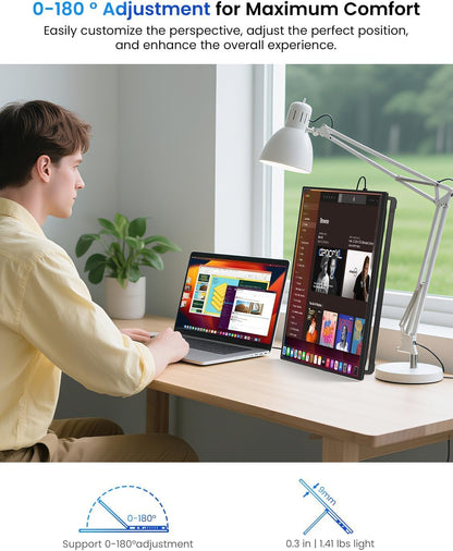 UPERFECT Portable Monitor Display – 15,6" Full HD IPS