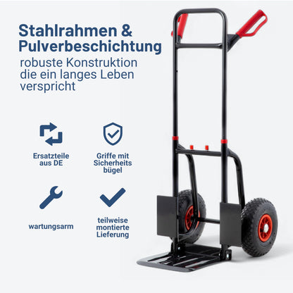 Pallit Diablo-F Sackkarre klappbar 200 kg Luftreifen