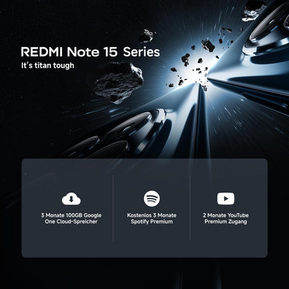 Xiaomi Redmi Note 15 Pro 5G Smartphone 8+512 GB Titanium