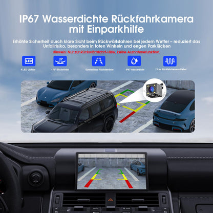 Avylet 9 Zoll Wireless Carplay Android Auto Display – Tragbar