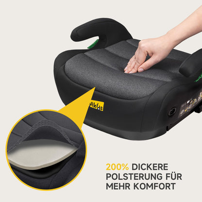 Jovikids Sitzerhöhung Auto mit ISOFIX, ECE R129, 125–150 cm