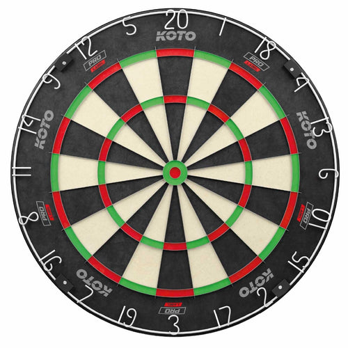 KOTO King Pro 360 Dartscheibe – offizielle Turniermasse, Sisal