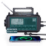 Mesqool Kurbelradio DAB+/UKW Notfallradio mit Solarpanel und Taschenlampe