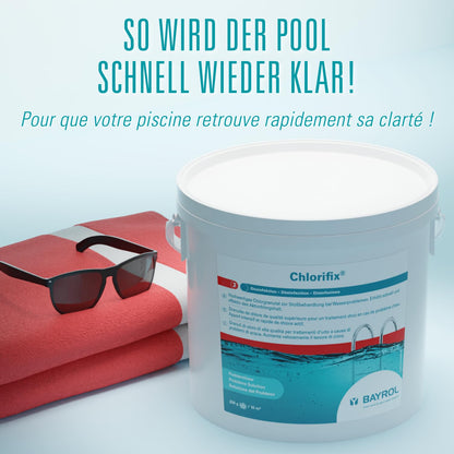 BAYROL Chlorifix Chlorgranulat Pool Schockchlorung 10 kg