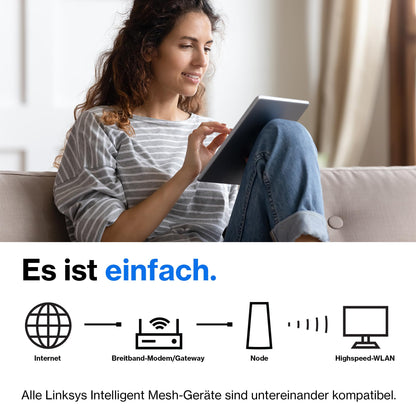 Linksys Velop MX8400 WLAN Mesh (2er) - AX4200