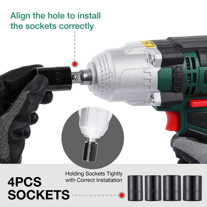 POSENPRO Elektro-Schlagschrauber 550W – 500 Nm Drehmoment