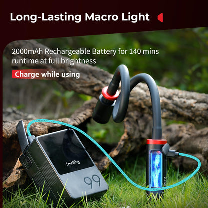 SmallRig RM03 LED Makrolicht mit einstellbarem Abstrahlwinkel 5480