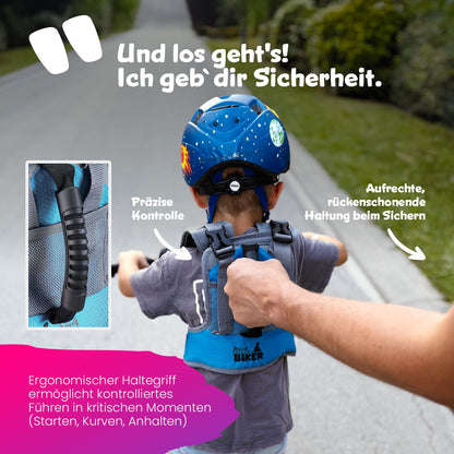 Little Biker Fahrradlernweste für Kinder mit Haltegriff