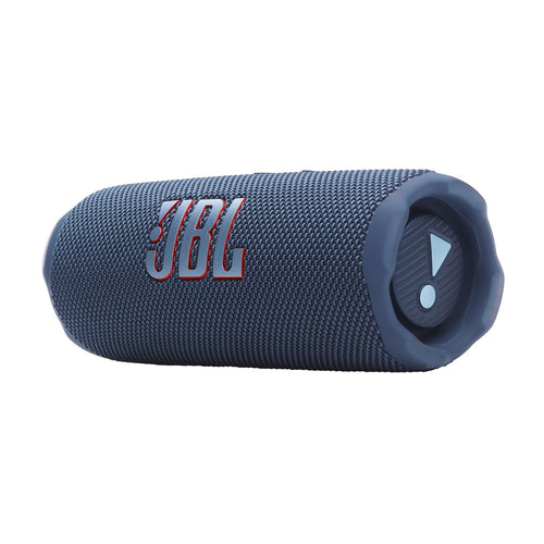 JBL Flip 7 Bluetooth Lautsprecher, IP68 wasserdicht, Blau – mit Handgelenkriemen und Karabiner