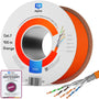 HB-DIGITAL CAT 7 Netzwerkkabel 10m S/FTP 10G Duplex Orange