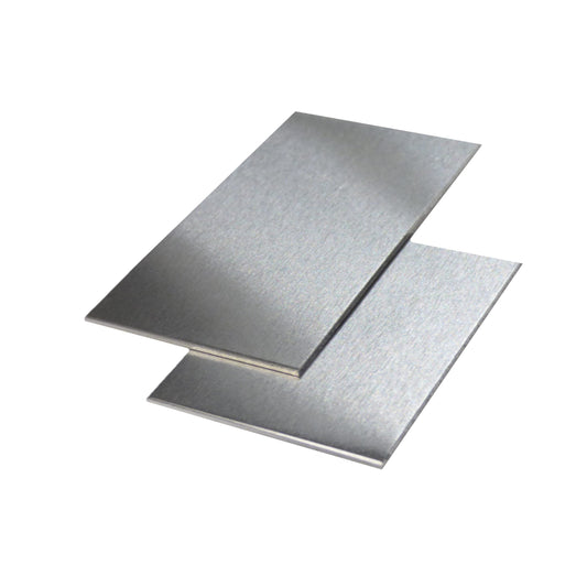 Aluminium Blech einseitig foliert 5.0mm - 1000x350mm, silberfarben. Zum Zuschneiden für Konstruktions- und Abdeckzwecke.