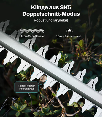 KIESBOHR CSL401 Akku-Teleskop-Heckenschere für Makita 18V, 41 cm