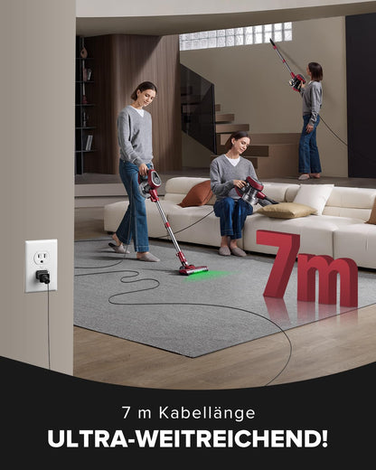 Vexilar C8 Beutelloser Handstaubsauger mit Kabel – 600W Leistung